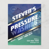 Prospectus 11,4 Cm X 14,2 Cm Lavage sous pression avec logo (Dos)