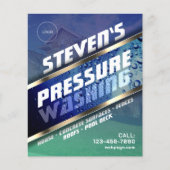 Prospectus 11,4 Cm X 14,2 Cm Lavage sous pression avec logo (Devant)