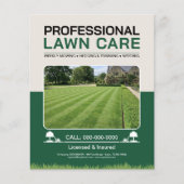 Prospectus 11,4 Cm X 14,2 Cm Lawn Care Services (Devant)