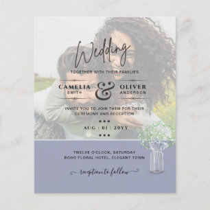 Prospectus 11,4 Cm X 14,2 Cm LeahG BUDGET Gypsophila PHOTO OVERLAY Mariage