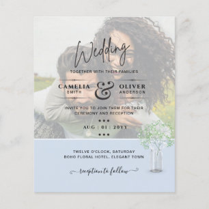 Prospectus 11,4 Cm X 14,2 Cm LeahG BUDGET Gypsophila PHOTO OVERLAY Mariage