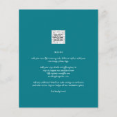 Prospectus 11,4 Cm X 14,2 Cm LeahG PHOTO OVERLAY Gypsophila Wedding Invitation (Dos)