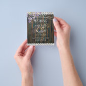 Prospectus 11,4 Cm X 14,2 Cm LeahG Purple WISTERIA Rustic Lace Mariage (main)