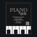 Prospectus 11,4 Cm X 14,2 Cm Leçons de piano Enfants adultes Flyers d'affaires<br><div class="desc">Flyers de leçons de piano pour événements promotionnels</div>