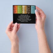 Prospectus 11,4 Cm X 14,2 Cm Les cinq éléments (main)