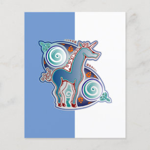 Prospectus 11,4 Cm X 14,2 Cm Licorne celtique