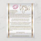 Prospectus 11,4 Cm X 14,2 Cm Lipsense Senegence Pink Glitter Lip Instructions (Dos)