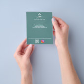 Prospectus 11,4 Cm X 14,2 Cm Logo commercial vert Dusty qr code instagram (main)