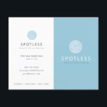 Prospectus 11,4 Cm X 14,2 Cm Logo de chambre moderne Service de nettoyage bleu<br><div class="desc">Ce dépliant/dépliant de service de nettoyage simple et moderne présente un arrière - plan bleu ardoise avec logo de balai. Personnalisez-le selon vos besoins. Idéal pour les employées de maison ou les professionnels du ménage à la maison et au bureau. Changez la couleur de l'ovale et personnalisez-la pour vos besoins....</div>