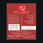 Prospectus 11,4 Cm X 14,2 Cm Logo de dentisterie à coeur blanc Dentisterie, Adv<br><div class="desc">Logo des dents à coeur blanc,  dentisterie,  dépliant publicitaire pour les dentistes par The Carte de visite Store.</div>