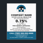 Prospectus 11,4 Cm X 14,2 Cm Logo de la maison, Realtor, Agent immobilier publi<br><div class="desc">Logo Maison,  Realtor,  Agent Immobilier Flyers Publicitaires Par Le Magasin Carte de visite.</div>