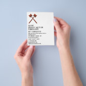 Prospectus 11,4 Cm X 14,2 Cm Logo Gavels, Silent Charity Auction Event (main)