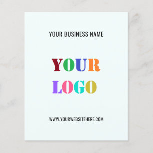 Prospectus 11,4 Cm X 14,2 Cm Logo personnalisé et prospectus professionnel prom