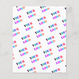 Prospectus 11,4 Cm X 14,2 Cm Logo Personnalisé Photo Promotionné Personnalisé M