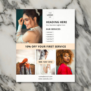 Prospectus 11,4 Cm X 14,2 Cm Logo Photo Business Marketing