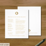 Prospectus 11,4 Cm X 14,2 Cm Logo professionnel en or blanc<br><div class="desc">Un simple modèle de prospectus d'affaires blanc et or personnalisé dans un style minimaliste moderne qui peut être facilement mis à jour avec le logo de votre entreprise, la description des services, la proposition de valeur et les coordonnées. Idéal pour les produits marketing, les services, les promotions, les prix d'évènements,...</div>