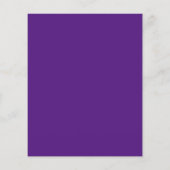 Prospectus 11,4 Cm X 14,2 Cm Logo Simple Moderne Purple Business (Dos)