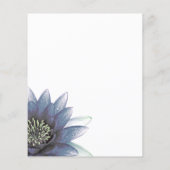 Prospectus 11,4 Cm X 14,2 Cm Lotus bleu personnalisé (Dos)