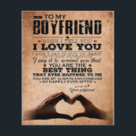 Prospectus 11,4 Cm X 14,2 Cm Love Quote For Boyfriend, Husband Love Birthday<br><div class="desc">Love Quote For Boyfriend,  Husband Love Birthday</div>