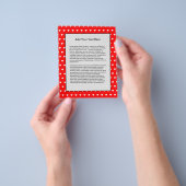 Prospectus 11,4 Cm X 14,2 Cm Love Red White Hearts (main)