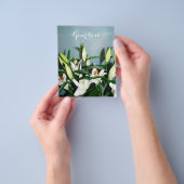 Prospectus 11,4 Cm X 14,2 Cm Lys blancs (main)