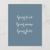 Prospectus 11,4 Cm X 14,2 Cm Lys blancs (Dos)