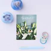 Prospectus 11,4 Cm X 14,2 Cm Lys blancs (Simple)