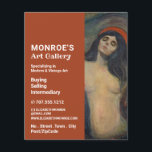 Prospectus 11,4 Cm X 14,2 Cm Madonna Par Edvard Munch, Revendeur D'Art, Galerie<br><div class="desc">Madonna Par Edvard Munch,  Concessionnaire d'art,  Galerie Circulaire publicitaire par The Carte de visite Store.</div>