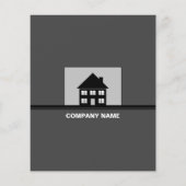 Prospectus 11,4 Cm X 14,2 Cm Maison Vendu, Revendeur, Agent immobilier Publicit (Dos)