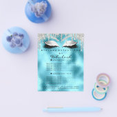 Prospectus 11,4 Cm X 14,2 Cm Maquillage Beauté Argent Parties scintillant Océan (Simple)