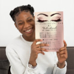 Prospectus 11,4 Cm X 14,2 Cm Maquillage Beauté Salon Parties scintillant rose F<br><div class="desc">florenceK collection de salon de beauté de luxe</div>