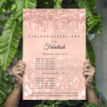 Prospectus 11,4 Cm X 14,2 Cm Maquillage Salon de beauté Rose Parties scintillan<br><div class="desc">Dans le monde éblouissant de la beauté et de l'élégance, où chaque détail est conçu à la perfection, votre salon mérite des matériaux de marketing qui reflètent son élégance et son charme. Voici le catalogue des prix de la Parties scintillant Rose du salon de beauté de maquillage de Zazzle -...</div>