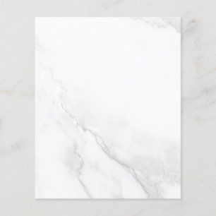 Prospectus 11,4 Cm X 14,2 Cm Marbre Blanc