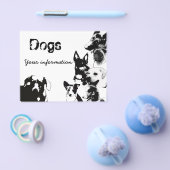 Prospectus 11,4 Cm X 14,2 Cm Marche-chien Circulaire 2 (Simple)