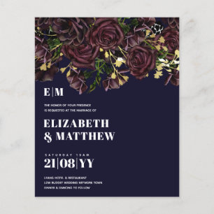 Prospectus 11,4 Cm X 14,2 Cm Mariage à budget le plus bas VOLS Dark Plum Marsal
