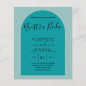 Prospectus 11,4 Cm X 14,2 Cm MARIAGE Bilingue Espagnol Anglais (Dos)