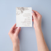 Prospectus 11,4 Cm X 14,2 Cm Mariage Budget Pampas Grass Terracotta Flyer (main)