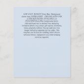 Prospectus 11,4 Cm X 14,2 Cm MARIAGE BUDGET SAVE DATES - Eucalyptus VERT (Dos)