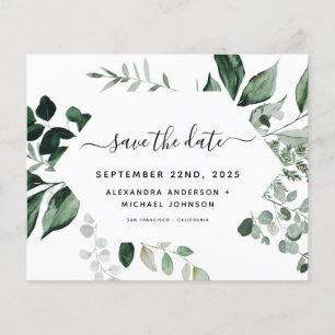 Prospectus 11,4 Cm X 14,2 Cm Mariage de verdure botanique économique feuillage