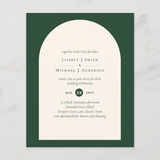 Prospectus 11,4 Cm X 14,2 Cm Mariage moderne typ (Devant)