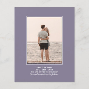 Prospectus 11,4 Cm X 14,2 Cm MARIAGE monochrome Dusté violet BUDGET Lavande