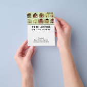 Prospectus 11,4 Cm X 14,2 Cm Marketing de l'agent immobilier (main)