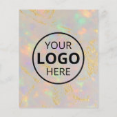 Prospectus 11,4 Cm X 14,2 Cm Marketing de l'entreprise de photos de pierre d'op (Dos)