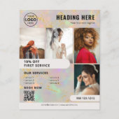 Prospectus 11,4 Cm X 14,2 Cm Marketing de l'entreprise de photos de pierre d'op (Devant)