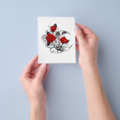 Prospectus 11,4 Cm X 14,2 Cm Mechanical Crescent with Red Roses (main)