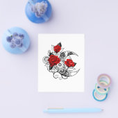 Prospectus 11,4 Cm X 14,2 Cm Mechanical Crescent with Red Roses (Simple)