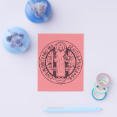 Prospectus 11,4 Cm X 14,2 Cm Médaille de Saint Benoît (Simple)