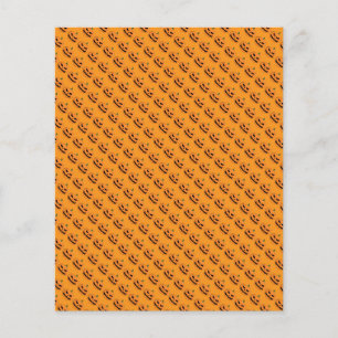 Prospectus 11,4 Cm X 14,2 Cm Menacer Jack O'Lantern Halloween