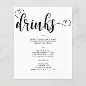 Prospectus 11,4 Cm X 14,2 Cm MENU Budget Classic MARIAGE. Flyer (Dos)
