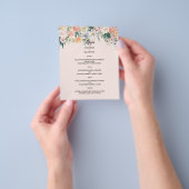 PROSPECTUS 11,4 CM X 14,2 CM MENU MARIAGE BUDGET. (main)